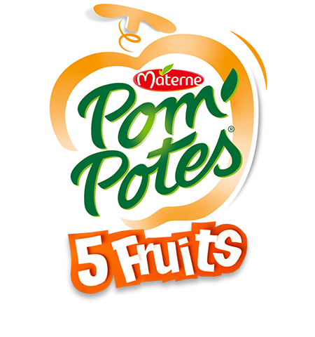 POM'POTES Compotes Gourdes 5 Fruits Jaunes 4x90g - materne - 360 g